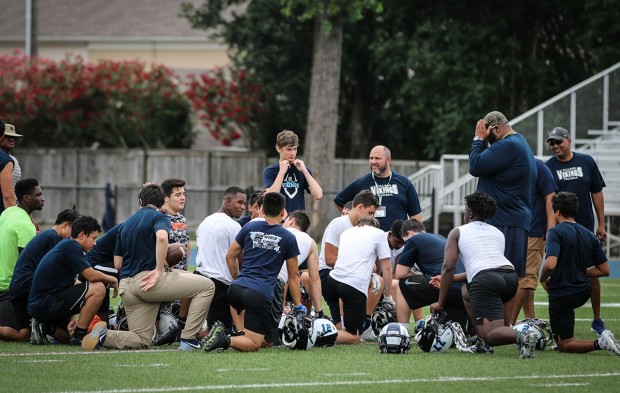 Team huddle