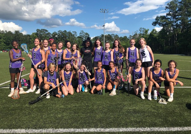 Lanier Mighty Pups/HYLAX girls’ lacrosse team