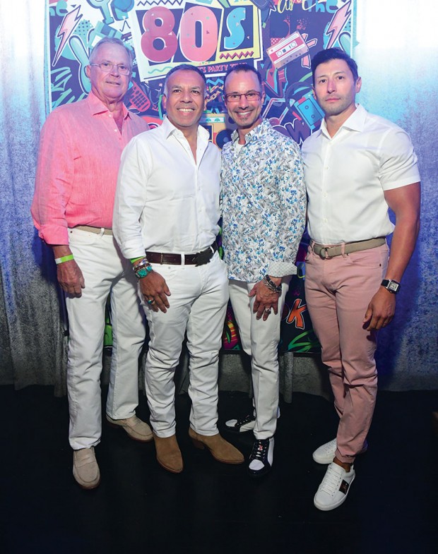 Richard Werner, Tony Bravo, Johanes LeBlanc and Jorge Cantu