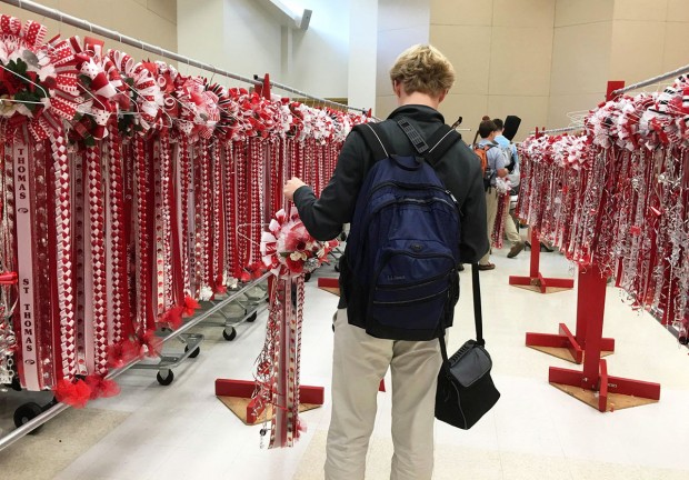 Racks of mums