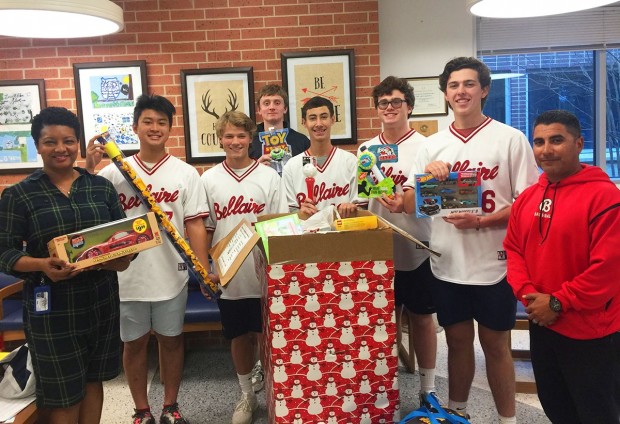 Bellaire baseball toy drive