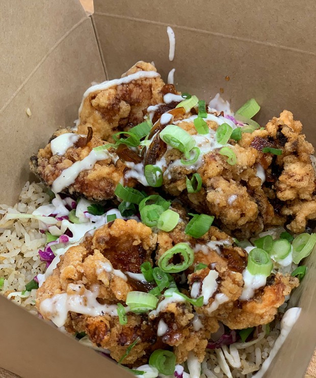 Sticky’s Chicken Over Rice Sticky’s Chicken Over Rice