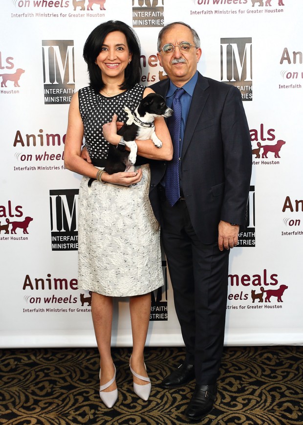 Nadia and Dr. Shahin Tavackoli with Oreo