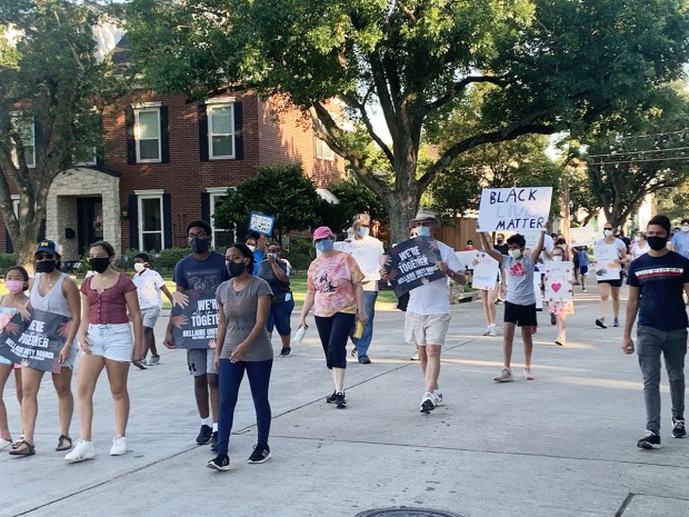 Marching together