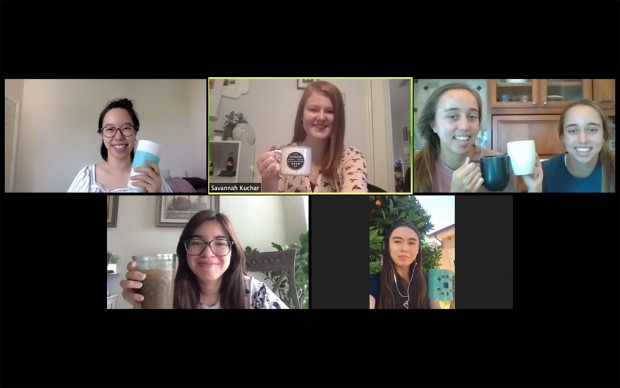 Coffee chat over Zoom Coffee chat over Zoom