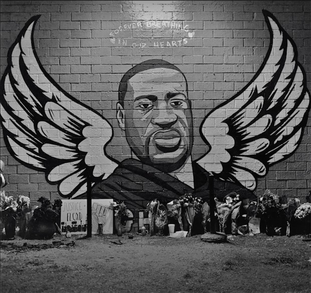 George Floyd mural