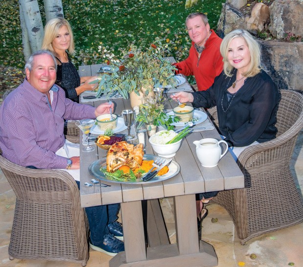 Tom Haber, Bobbie Alexander, Ken Alexander and Penny Haber