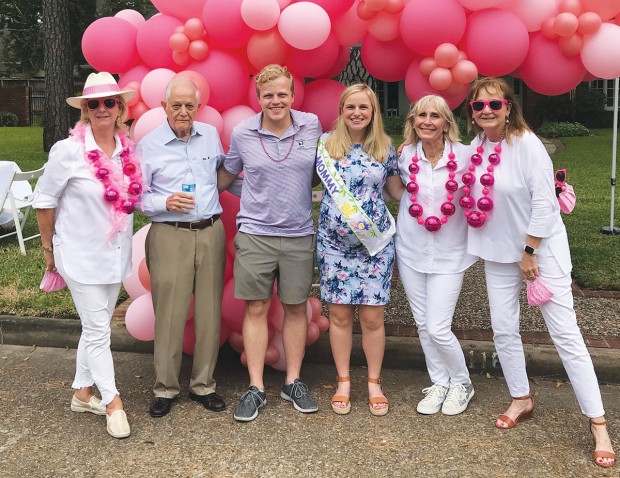 Cathy Holstead-Burk, Mike Silva, Matt and Peyton Silva, Nancy Gardiner and Adana Paton