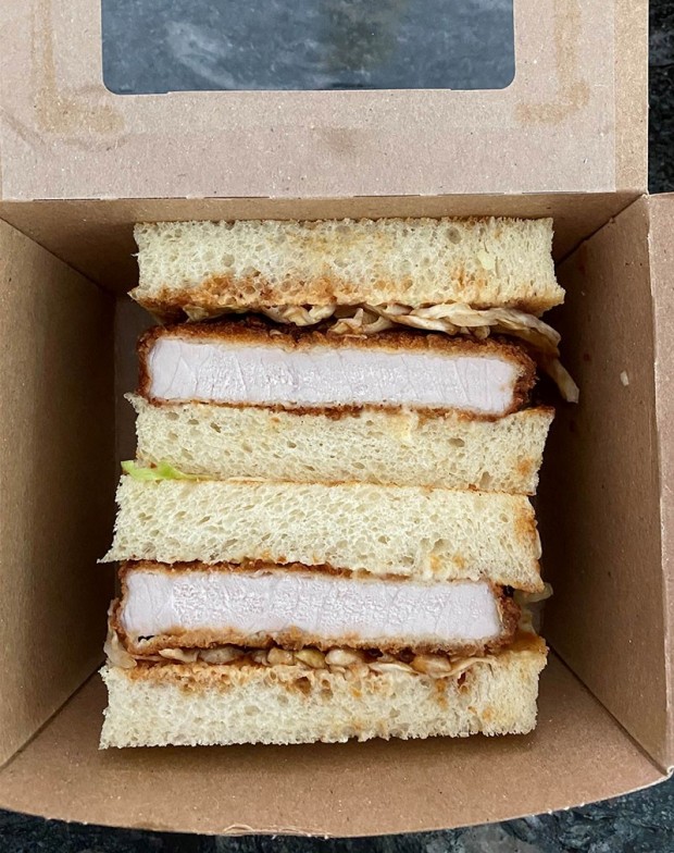 Pork Katsu sandwich