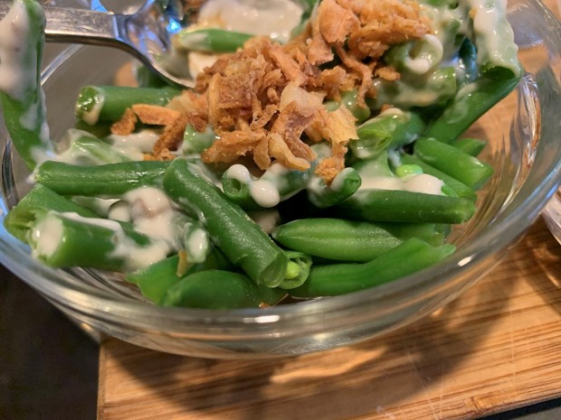 green bean casserole dish