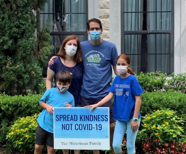 family spread kindness