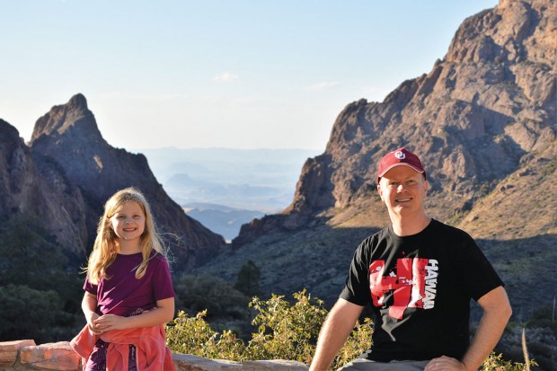 Lyrah and dad Josh Pratt