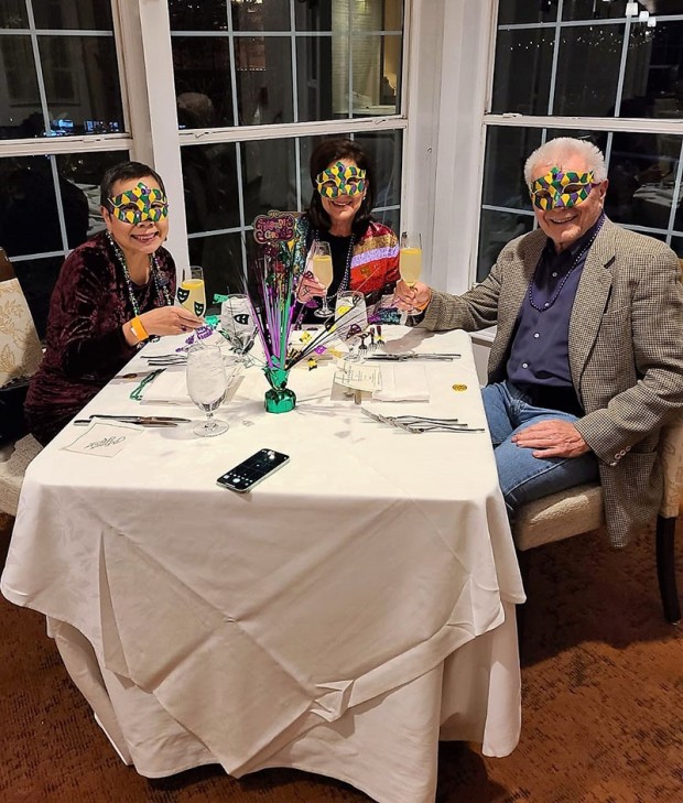 Mardi gras dinner