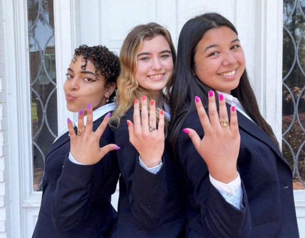 Nia Brown, Alicia Lyon, and Christina Balboa