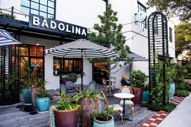 Badolina’s verdant patio