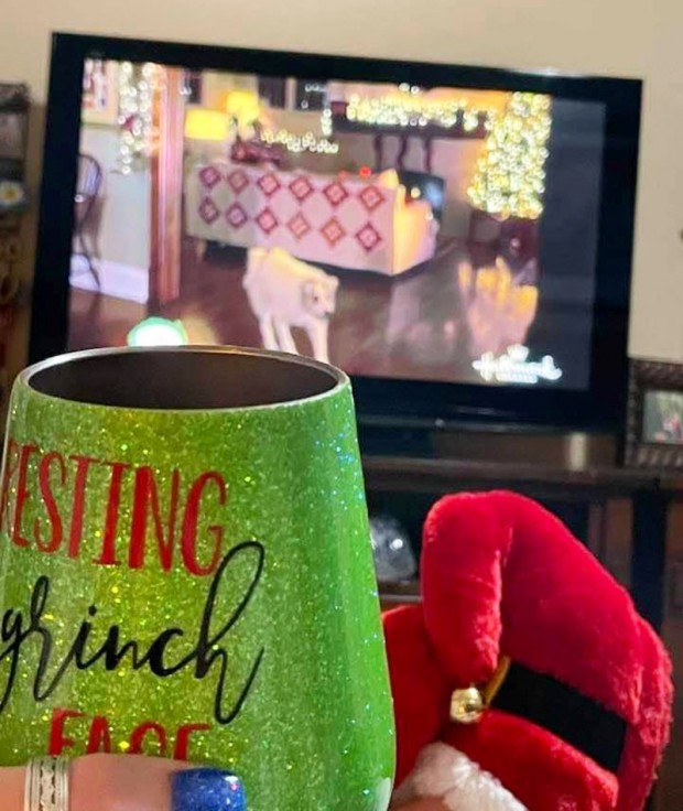 Cozy Christmas movie watching