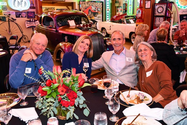 Teb Thames, Candy Madely Thames, Charles Wolcott, and Becky Clark Senn