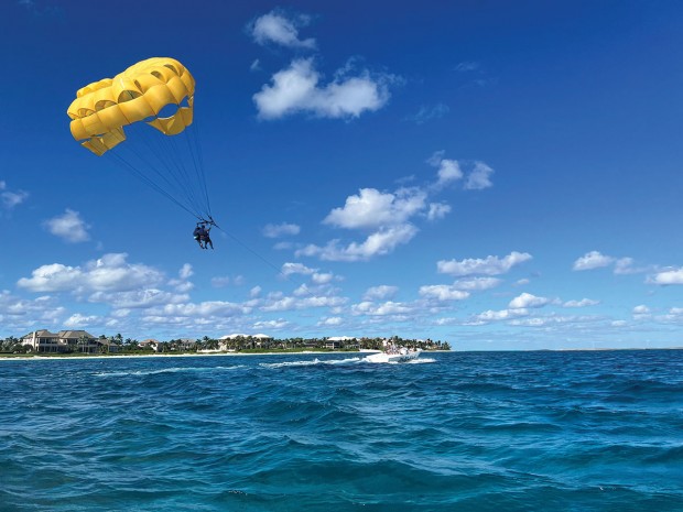 Parasail boat