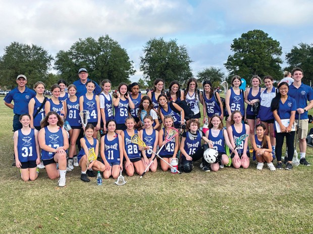 Pin Oak girls lacrosse team