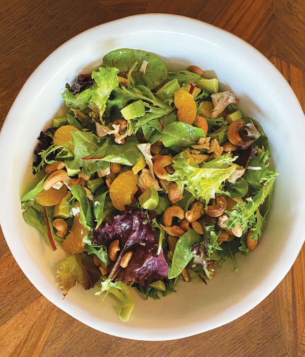 Orange, Chicken, and Cashew Salad