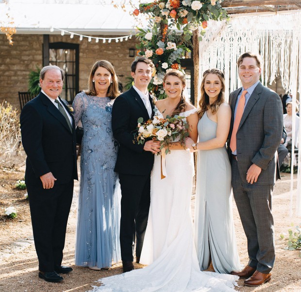  Heyne, Merry Heyne, Brian Jones, Lauren Heyne Jones, Katherine Heyne Campbell, and Tully Campbell. (Photo: Benjamin Garrett)