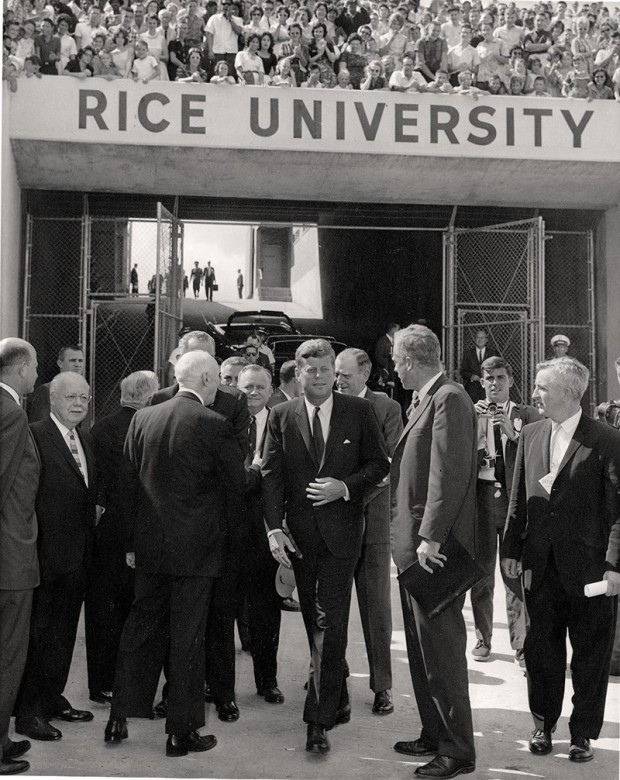 JFK at Rice