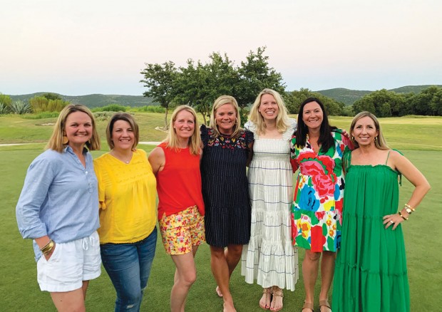 Charla Jenkins, Kyley Houck, Kami Buri, Sami Harris, Amanda Hughes Pickering, Tania Leskovar-Owens, and Sally Cone Charla Jenkins, Kyley Houck, Kami Buri, Sami Harris, Amanda Hughes Pickering, Tania Leskovar-Owens, and Sally Cone