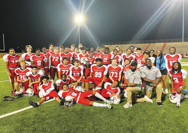 Pershing Middle School football team