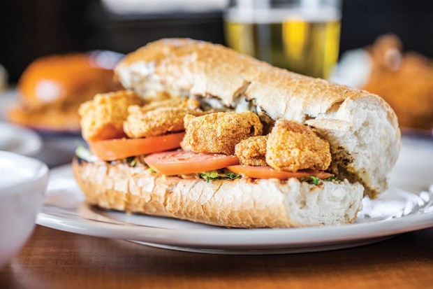 Shrimp po’ boy