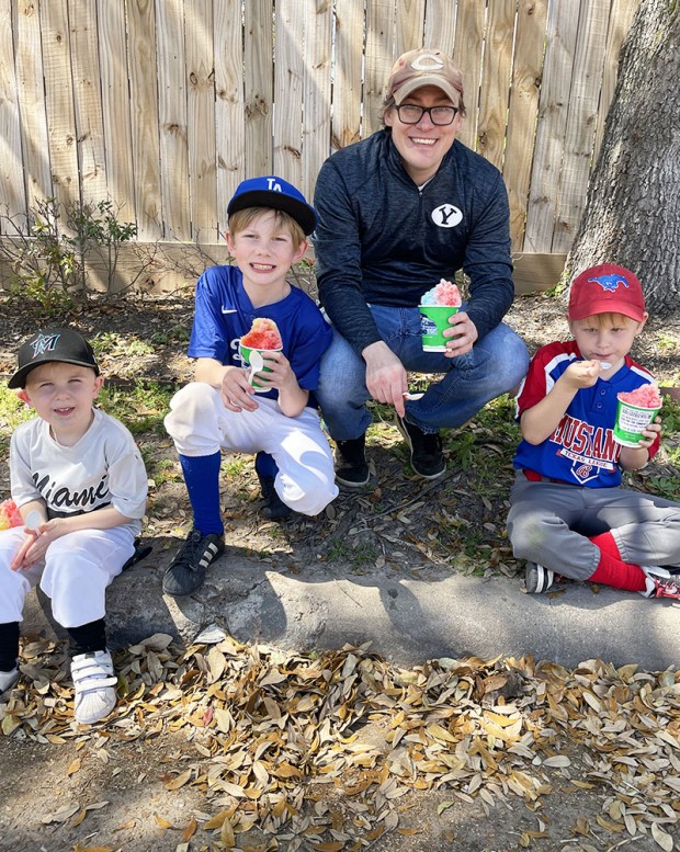 Kenneth Young and kids