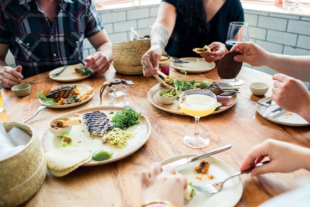 A meal at Suerte  