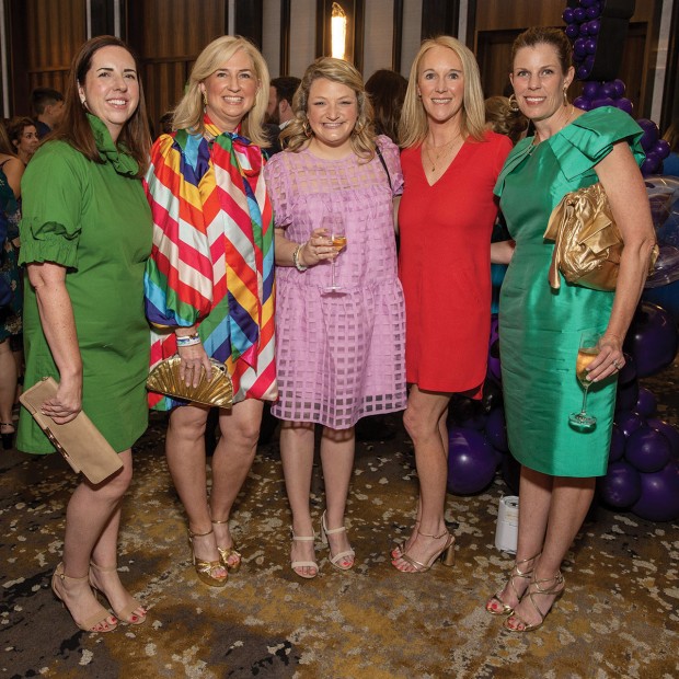 Suzanne Farrow, CIS board member Suzanne Stiles, Christi Tullos, Shannon Mahan, and Courtney Anderson