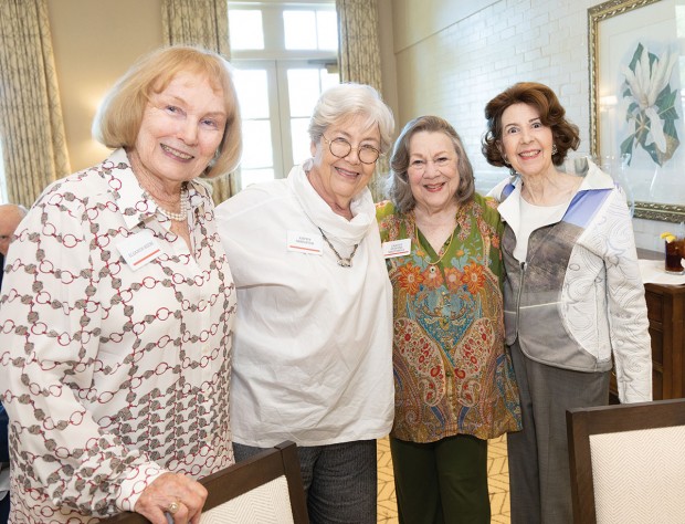 Eleanor Powers Beebe, Kathy Sangster, Carole Stevens Mattingly, and Gail Adler Eleanor Powers Beebe, Kathy Sangster, Carole Stevens Mattingly, and Gail Adler
