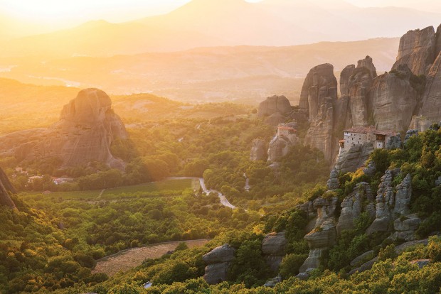 Fifth Place, Meteora at Sunset