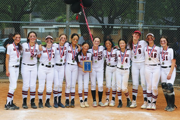 St. John's School Middle School varsity softball team