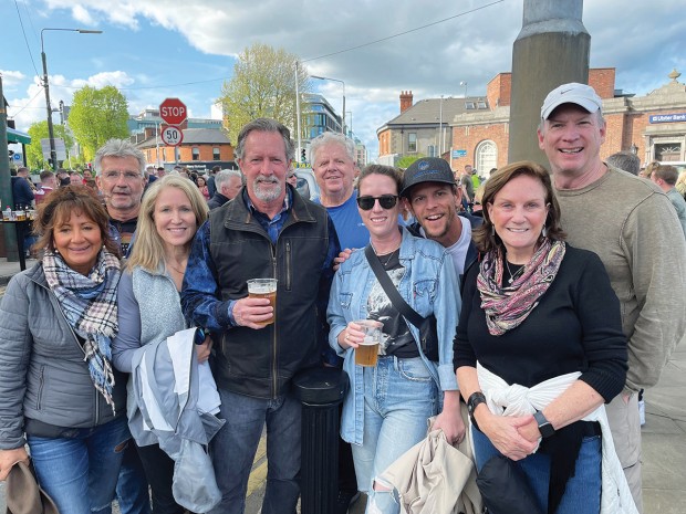 Sharon Thompson, Jesse Thompson, Cathy Beathard, Dave Beathard, Mike Carr, Jenna Calhoun, Andy Calhoun, Aileen McCormick, Andy McCormick