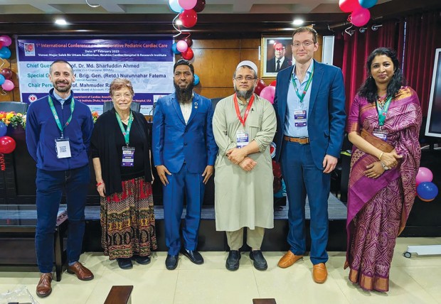 Dr. Diego Casali, Dr. Judy Becker, Abdul Khader Biplop, Dr. Selim Rokonujjaman, Dr. Richard Hubbard, and Dr. Rezwana Rima