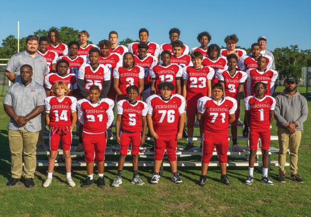 Pershing Middle School football team