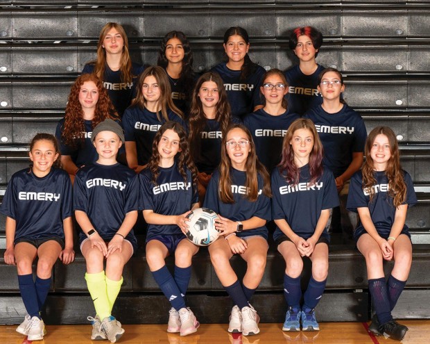 Emery/Weiner School Jaguars middle school girls’ soccer team
