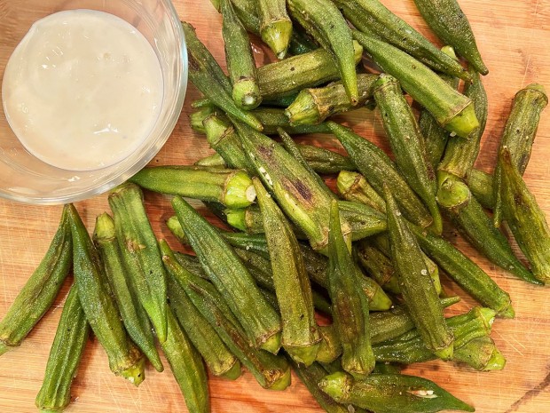 Okra with Aioli