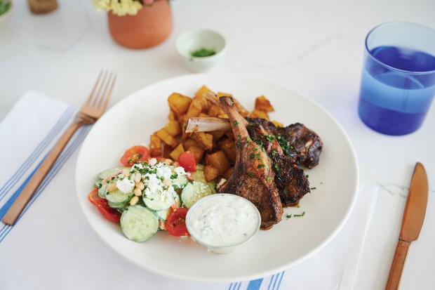 Grilled lamb chops