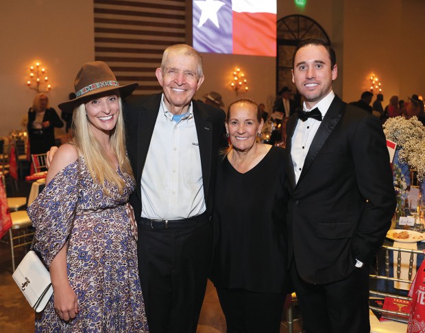 Elizabeth McIngvale-Mackey, “Mattress Mack” Jim McIngvale, Linda McIngvale, and Matt Mackey