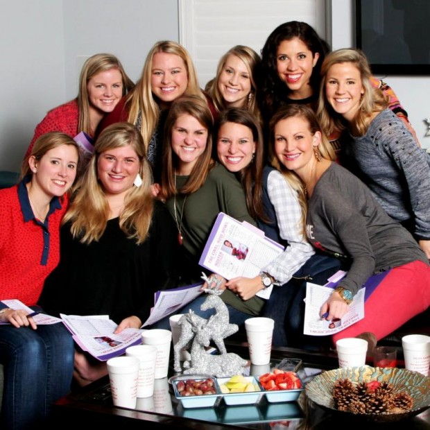 Decades of friendship among women in the Bachelor Fantasy Football league have lead to intense and fun competition. From left (top row) are Kathleen Manning, Chelsea Hanson, Kristen Byrd, Stephanie Bardwil, Claire Dominy, (bottom row) Ali Fescenmeyer, Bla