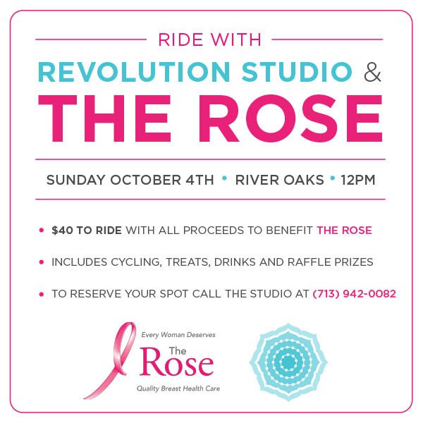 Ride with Revolution Studio & The Rose