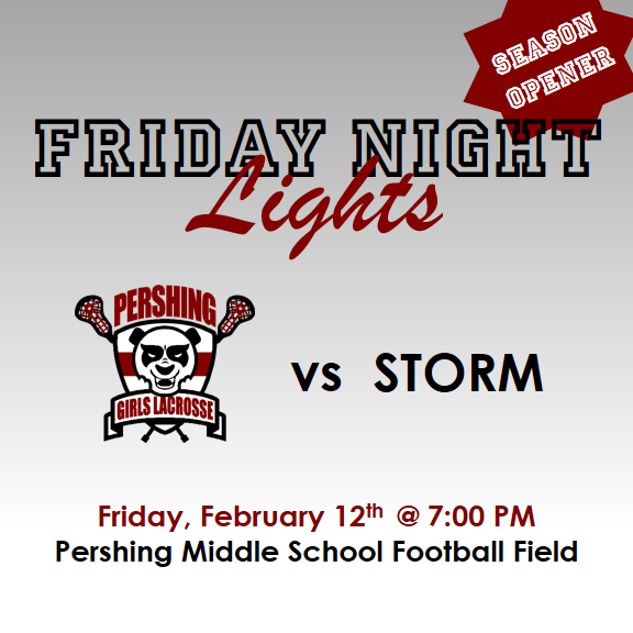 Pershing Girls Lacrosse Season Opener