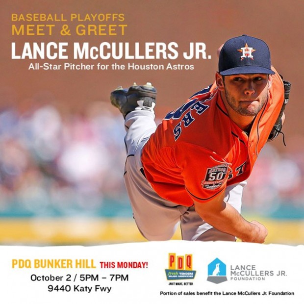 Baseball Playoffs Meet and Greet with Lance McCullers, Jr.