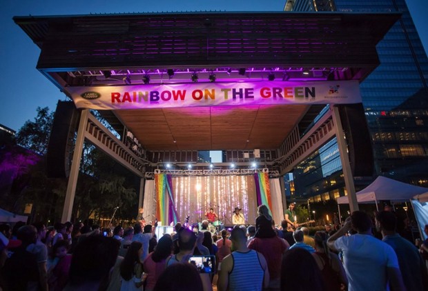 Rainbow on the Green Rainbow on the Green