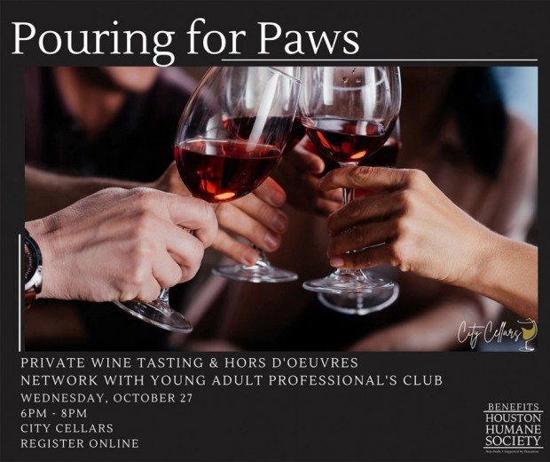 Pouring for Paws will be held at City Cellars HTX.