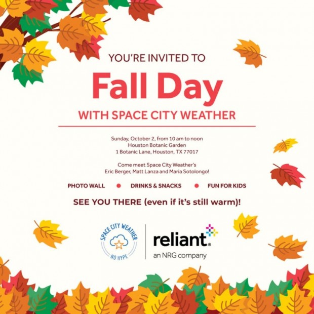Fall Day with Space City Weather and Reliant