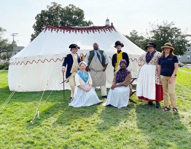 George Washington’s Tent Visits Bayou Bend